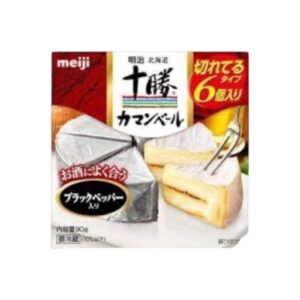 [Refrige]meiji Hokkaido Tokachi Camembert Cheese with Black Pepper 90g