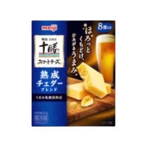 [Refrige]meiji Hokkaido Tokachi Smart Cheese Aged Cheddar Blend 8 pcs