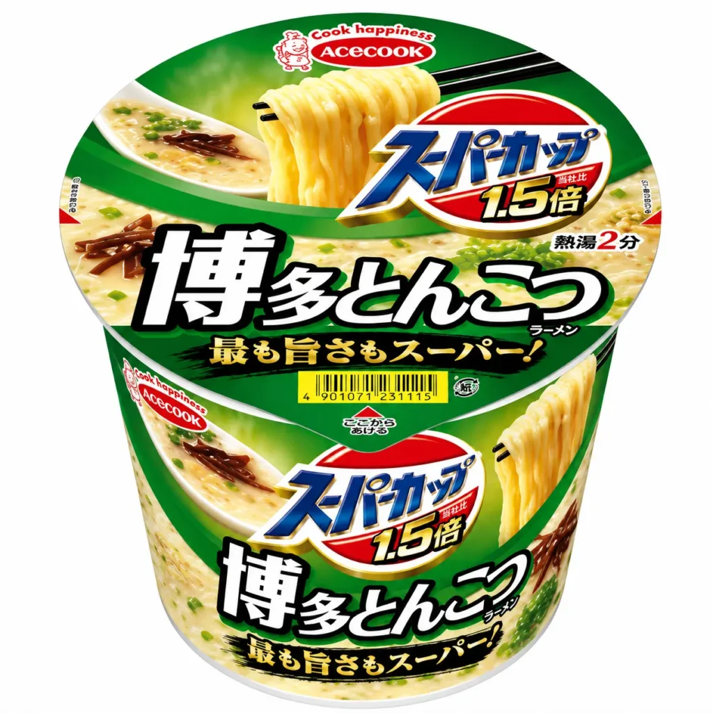 ACECOOK Super Cup 1.5x Tonkotsu Ramen 111g