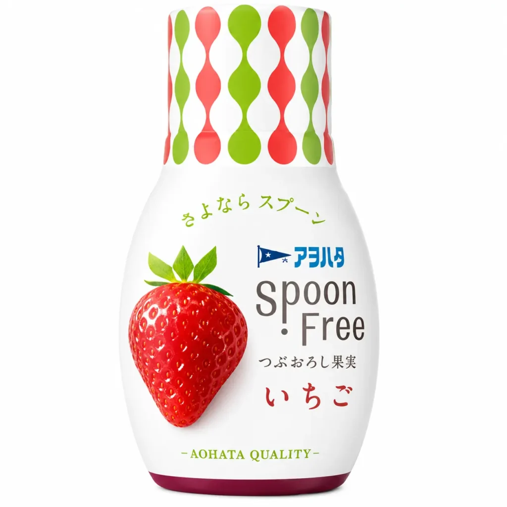 Aohata Spoon Free Jam Strawberry 165g