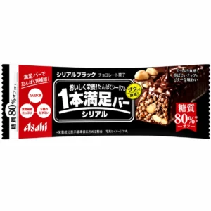 Asahi Ippon Manzoku Bar Cereal Black Choco 37g