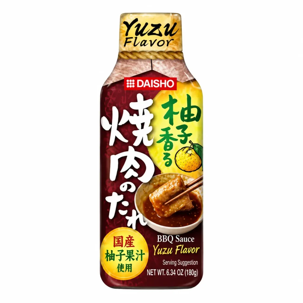 [EX]DAISHO BBQ Sauce Yuzu Flavour 185g