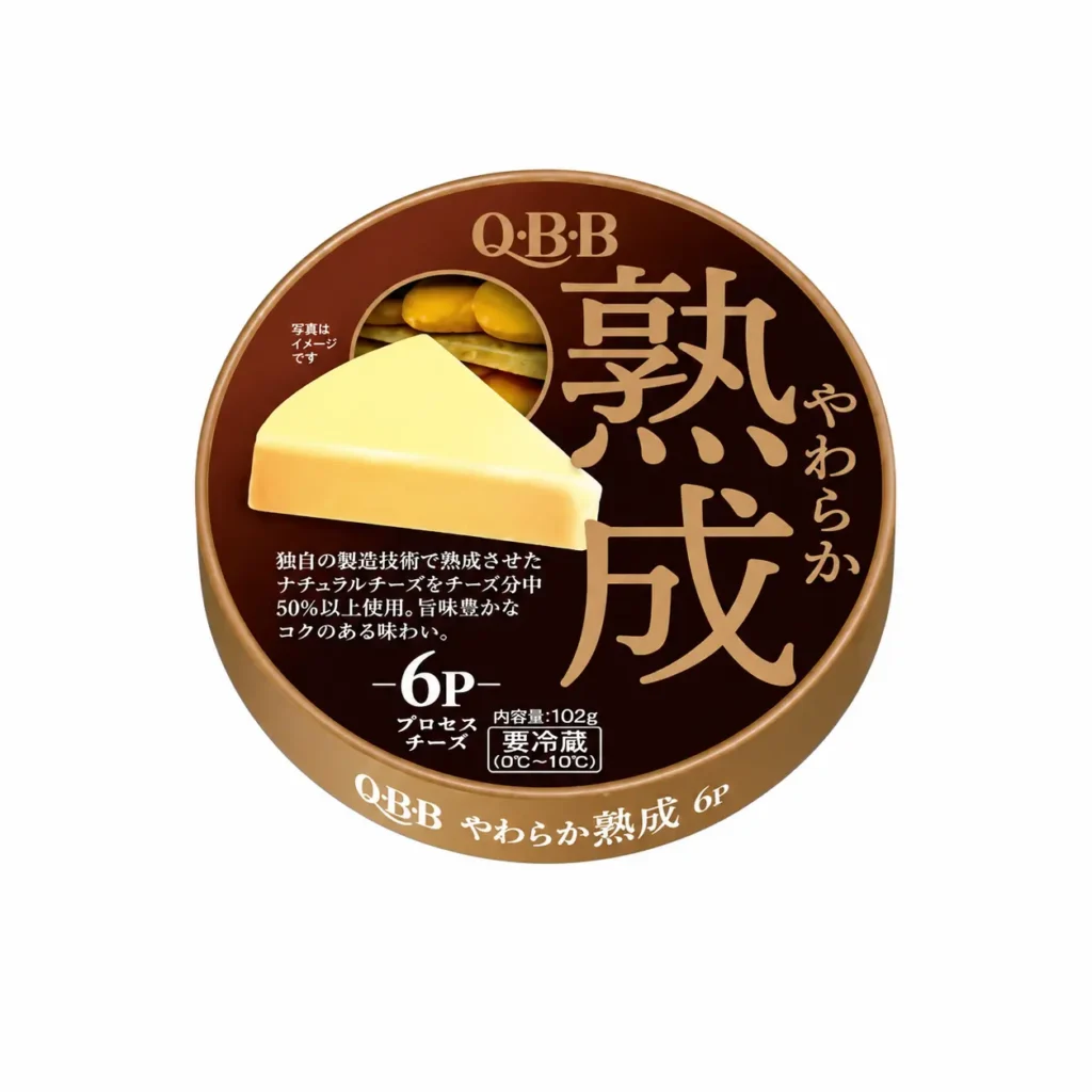 [Refrige]QBB 6p Cheese Aged Cheddar Cheese 102g