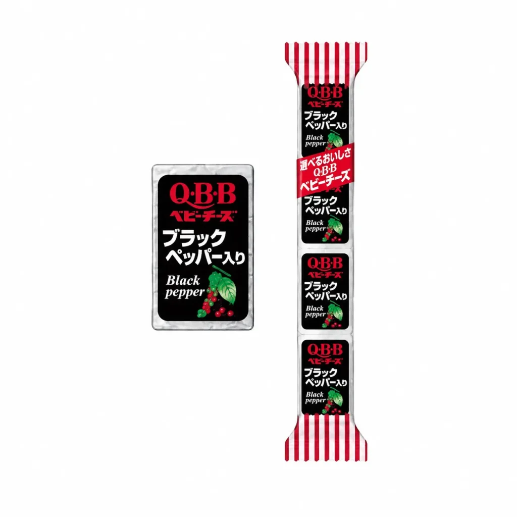 [Refrige]QBB PREMIUM Baby Cheese Black Pepper 4 pcs