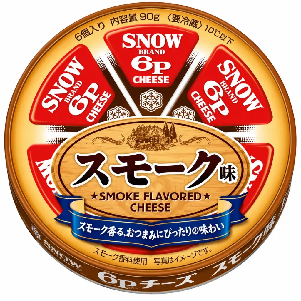 [Refrige]SNOW BRAND 6P SMOKE FLAVORED CHEESE 90g