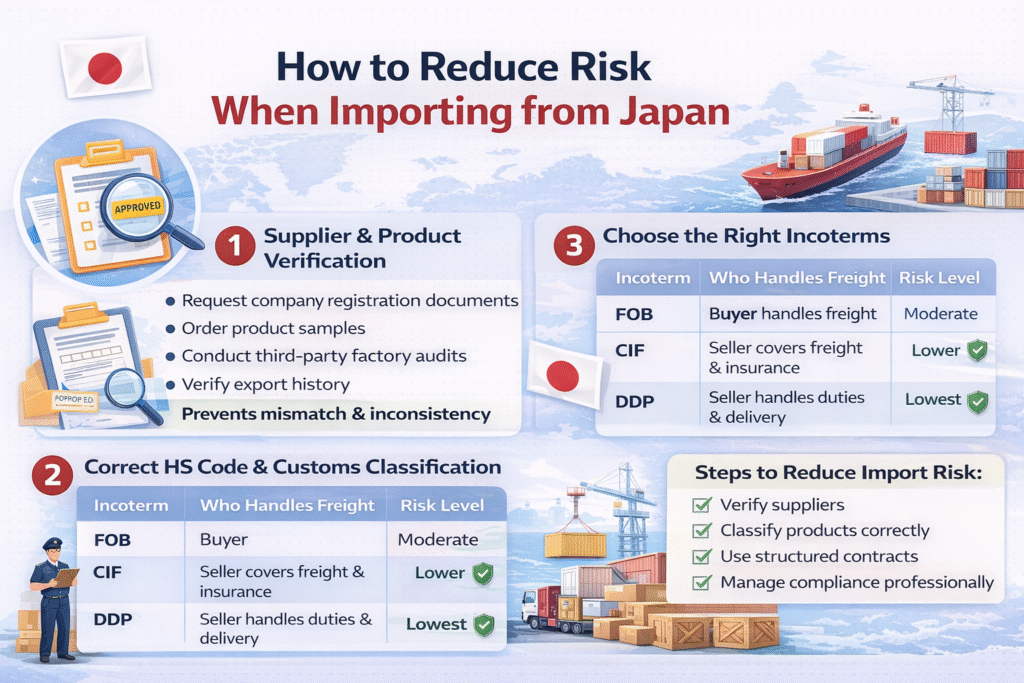 How to Reduce Risk When Importing from Japan?