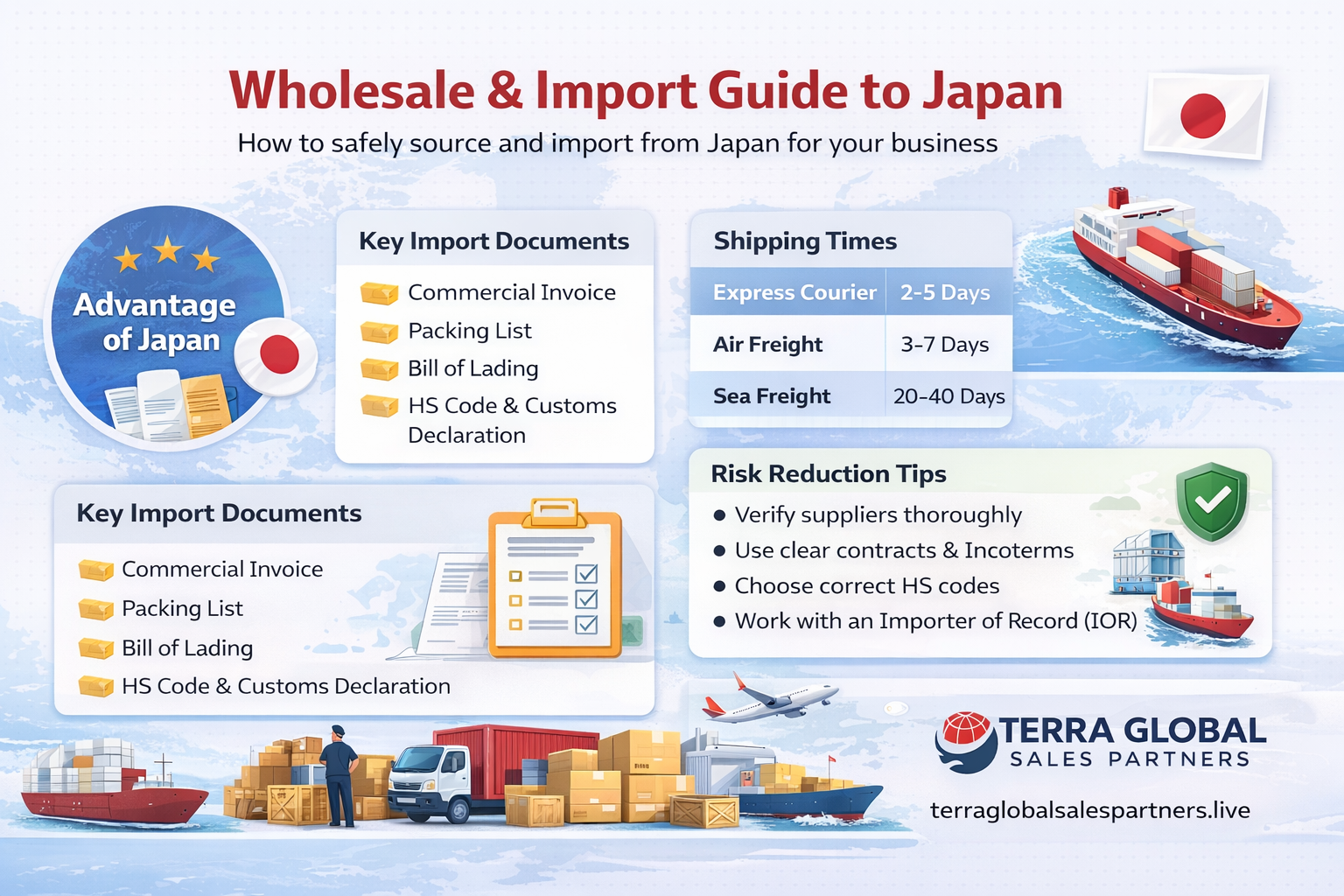 Wholesale Buying & Importing from Japan