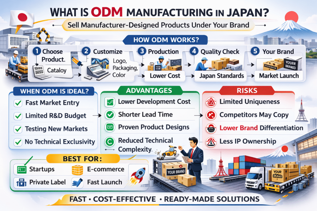 ODM manufacturing in Japan