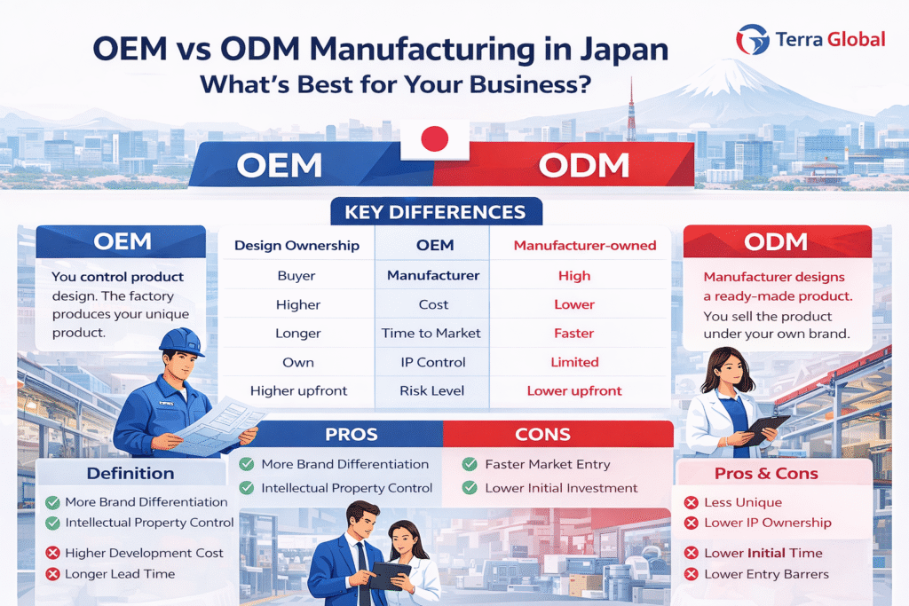 OEM vs ODM Manufacturing in Japan