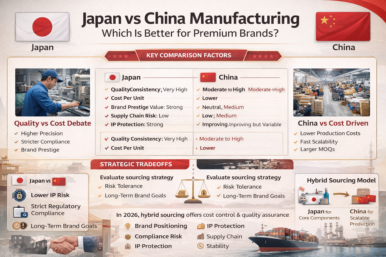 Japan vs China manufacturing