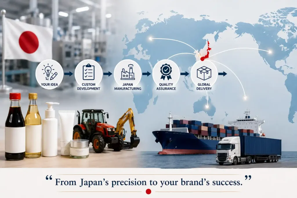 OEM Manufacturing in Japan for Industrial and Construction Brands
