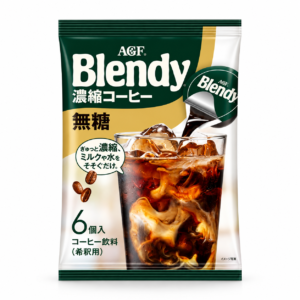AGF Blendy Potion Coffee Unsweetened 6pcs