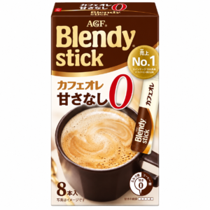 AGF Blendy Stick Cafe Au Lait Unsweetened 8pcs