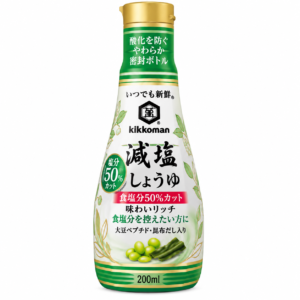 Kikkoman Soy Peptide Less-Salt Soy Sauce 200ml
