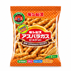 Ginbis Mini Asparagus Biscuit 65 g