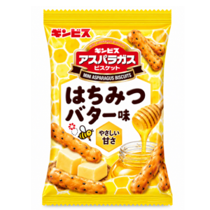 Ginbis Mini Asparagus Biscuit Honey Butter 58 g
