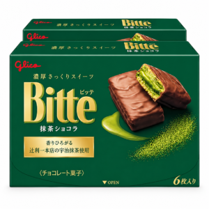 Glico Bitte Matcha Chocolat