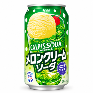 Asahi Calpis Soda Melon Cream Soda 350ml